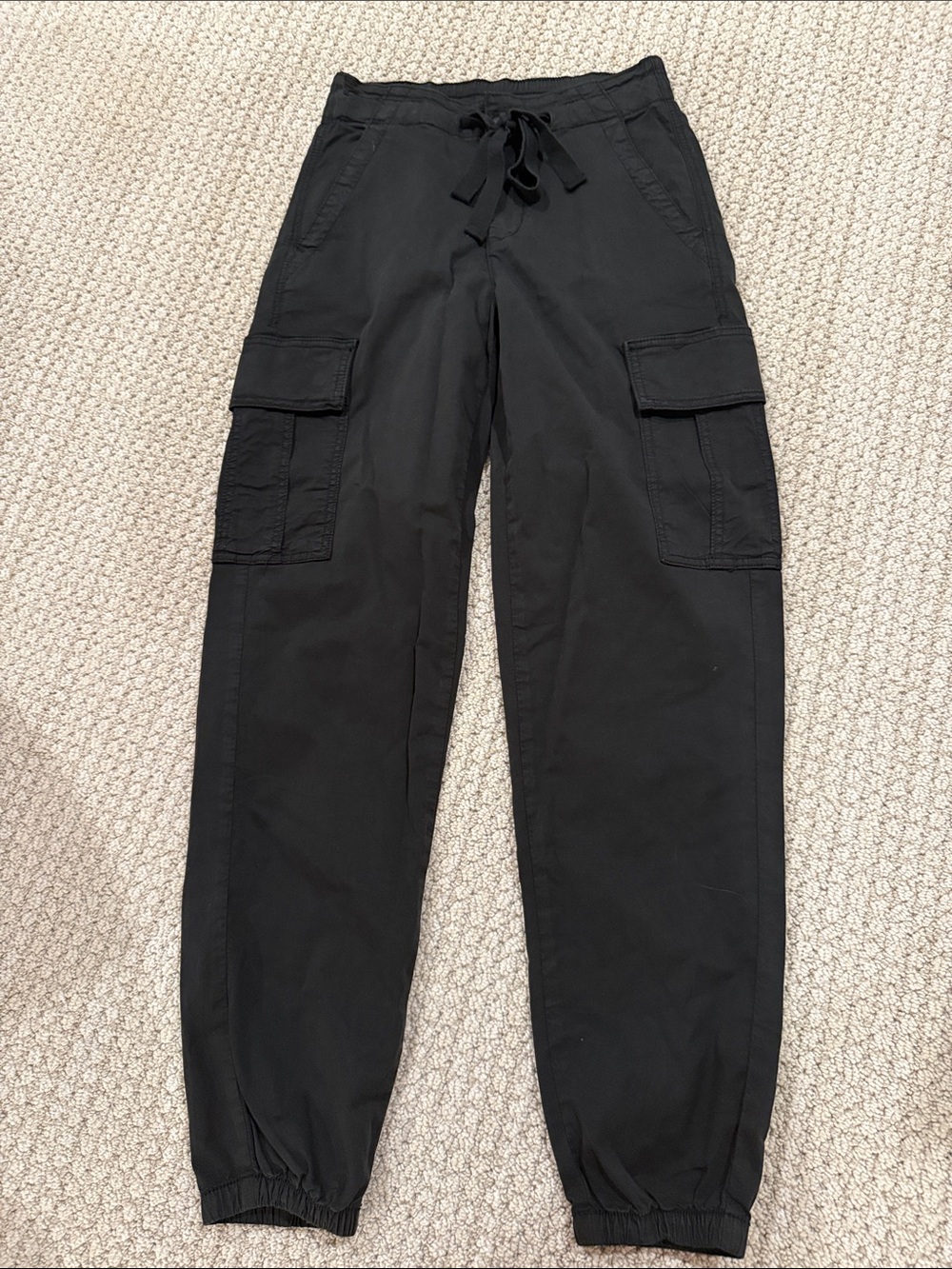 American Eagle Outfitters Black Cargo Joggers